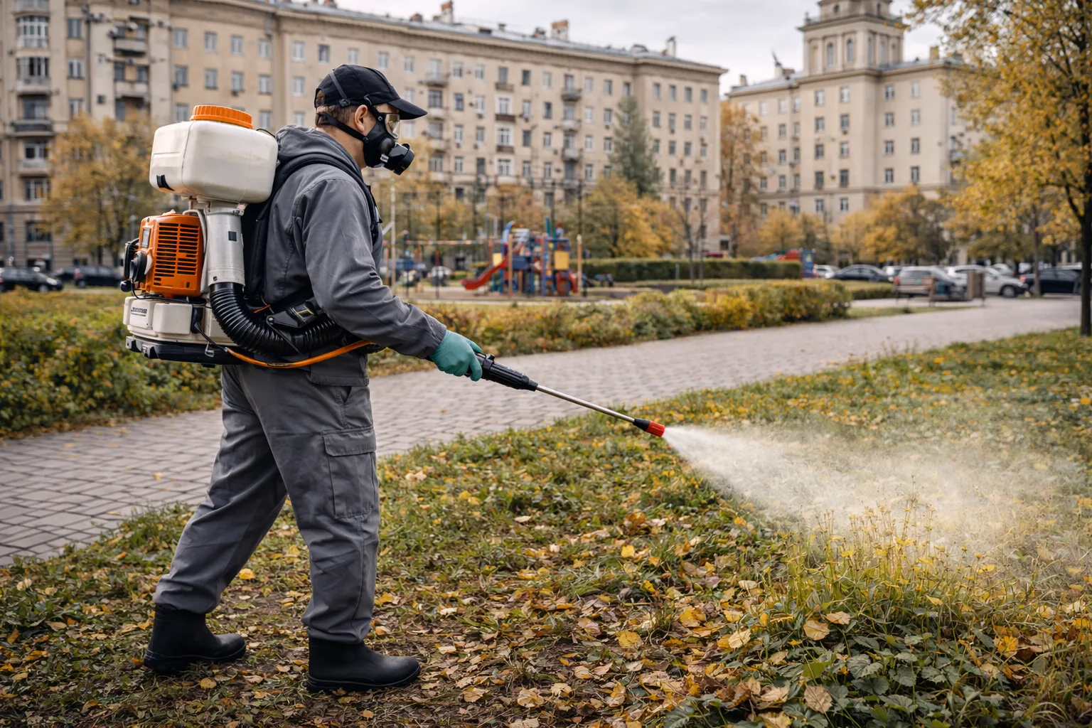 Качественная гербицидная обработка