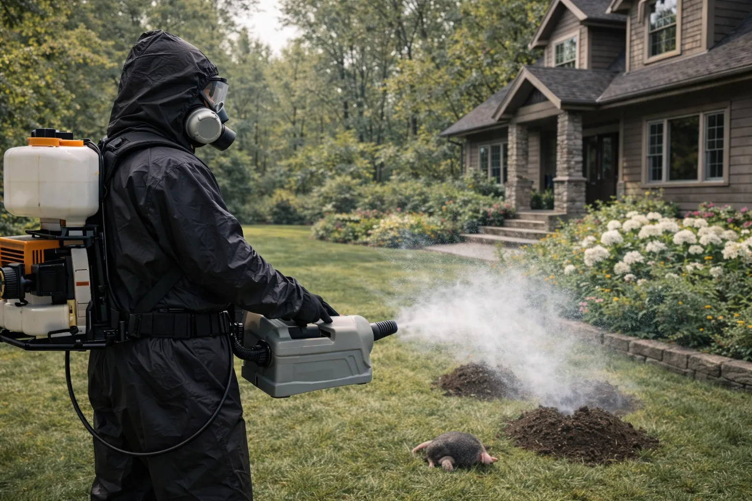 Уничтожение кротов быстро